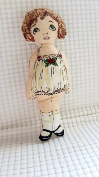 Muñeca de "trapo"artesana,vintage
