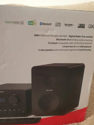 Sharp Tokyo DAB+ Hi-Fi Micro System