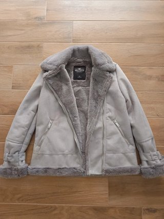Chaqueta Hollister forrada gris Talla XS