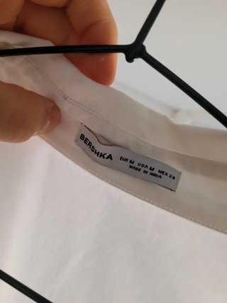 Sobrecamisa Bershka Blanca