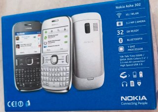 Nokia Asha 302 Tastiera QWERTY Nero
