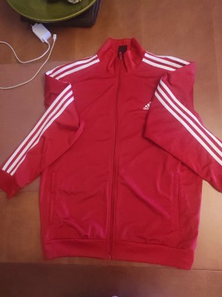 Fato de Treino Adidas L Vermelho