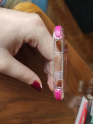 Funda Huawei P20 Lite Transparente Rosa