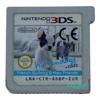 Nintendo 3DS Nintendogs French Bulldog & Cats