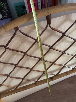 Cabecero de bambú para cama de 1,35