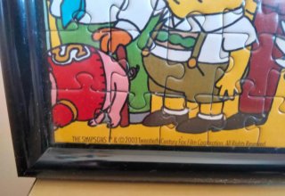 Puzzle Los Simpsons Enmarcado