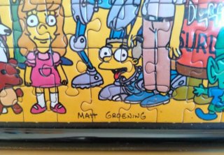 Puzzle Los Simpsons Enmarcado