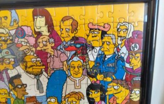 Puzzle Los Simpsons Enmarcado