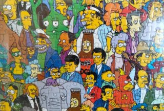 Puzzle Los Simpsons Enmarcado