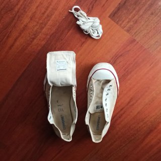 Zapatillas Converse T43 Beige/Blanco