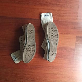 Zapatillas Converse T43 Beige/Blanco