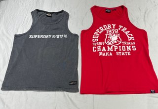 2 Camisetas Superdry Tallas S y M