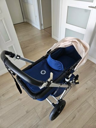 Bugaboo Camaleon Silla y Capazo Paseo Azul/Beige