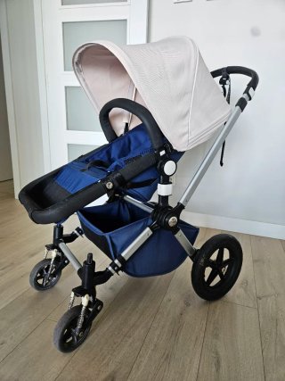Bugaboo Camaleon Silla y Capazo Paseo Azul/Beige