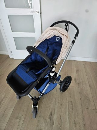 Bugaboo Camaleon Silla y Capazo Paseo Azul/Beige