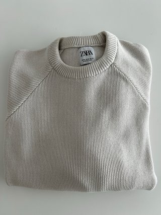 Pack 2 Jerséis Zara Beige y Azul