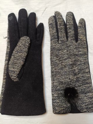 Guantes y mitones de punto