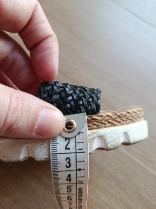 Sandalias de cuña negras talla 39