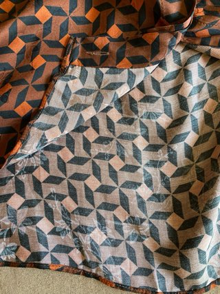 Blusa Zara Estampada Lazo XS