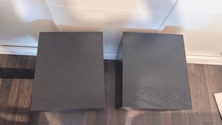 2x Cómodas MALM Ikea Negra
