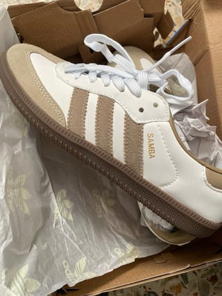 Adidas Samba Beige y Blanco