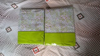 Juego de sábanas floral verde y rosa Reig Marti