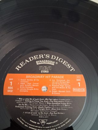 Doble LP Vinilo Broadway Hit Parade