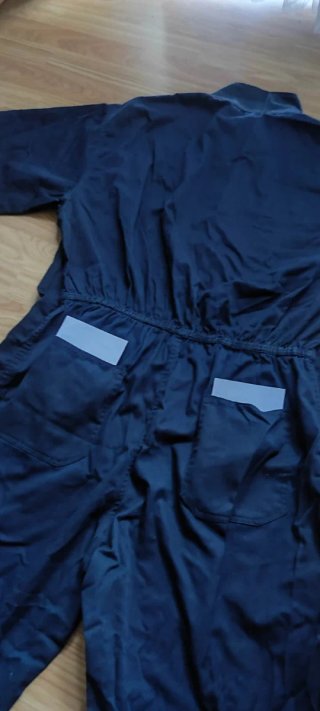 Uniforme trabajo mono manga corta con cremallera