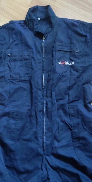 Uniforme trabajo mono manga corta con cremallera