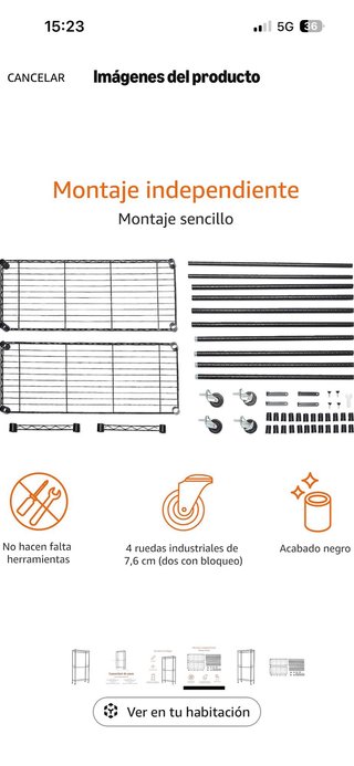 Perchero Ropa Doble Metálico Negro