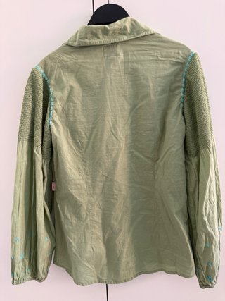 Blusa Flamenco verde Talla m