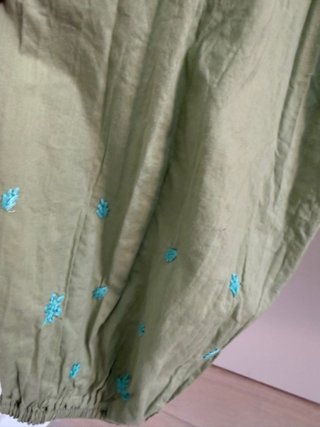 Blusa Flamenco verde Talla m