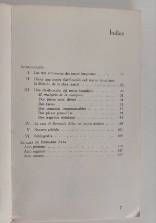 Libro La Casa De Bernarda Alba 1977