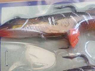 2 Señuelos Pesca Suaves Pez