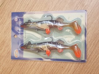 2 Señuelos Pesca Suaves Pez