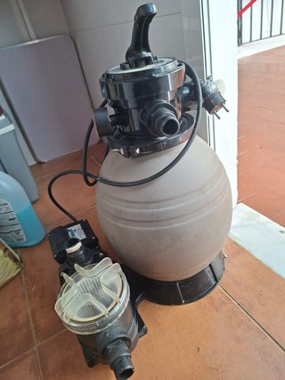 Depuradora de arena para piscina