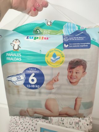 Lupilu Pañales Talla 6 (13-18 kg) - 30 uds