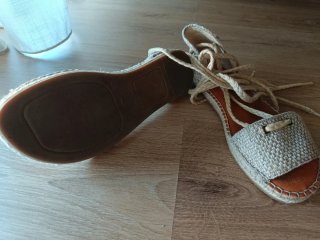 Sandalias Macarena Beige y Marrón