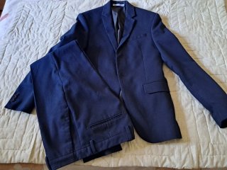 Traje Zara Azul Marino Talla M