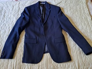 Traje Zara Azul Marino Talla M