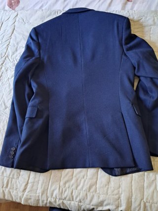 Traje Zara Azul Marino Talla M