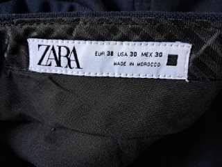Traje Zara Azul Marino Talla M