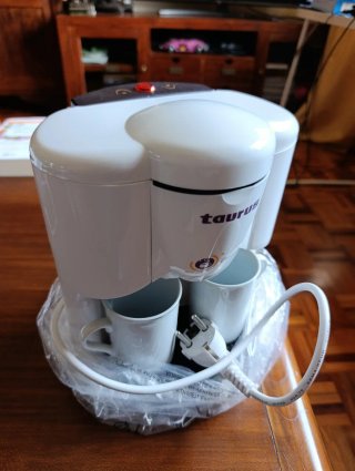 Cafetera vintage a estrenar