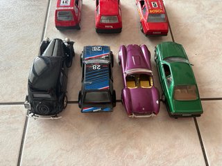 Lotto 6 modellini auto classiche Bburago Polistil