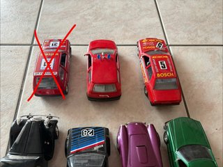 Lotto 6 modellini auto classiche Bburago Polistil