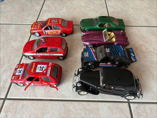 Lotto 6 modellini auto classiche Bburago Polistil