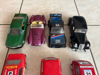 Lotto 6 modellini auto classiche Bburago Polistil