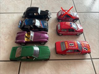 Lotto 6 modellini auto classiche Bburago Polistil