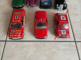 Lotto 6 modellini auto classiche Bburago Polistil