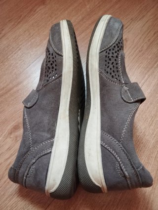 Zapatillas beige Easy Street 39 velcro